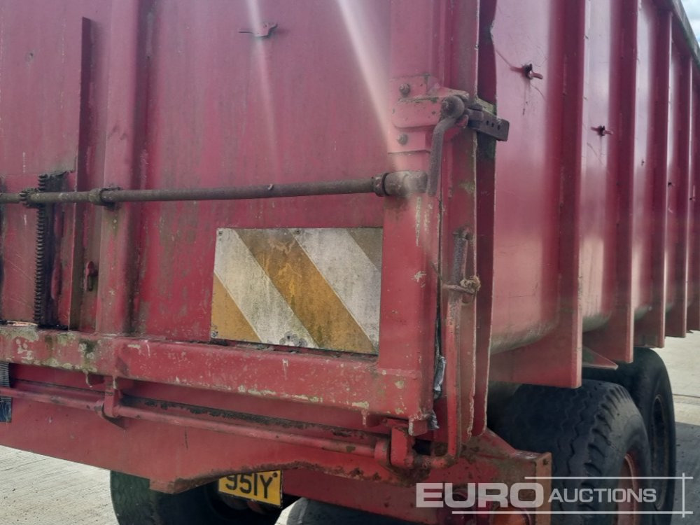 Farm trailer Thynne Twin Axle Draw Bar Hydraulic Bulk Tipping Trailer, Aluminium Body: picture 16