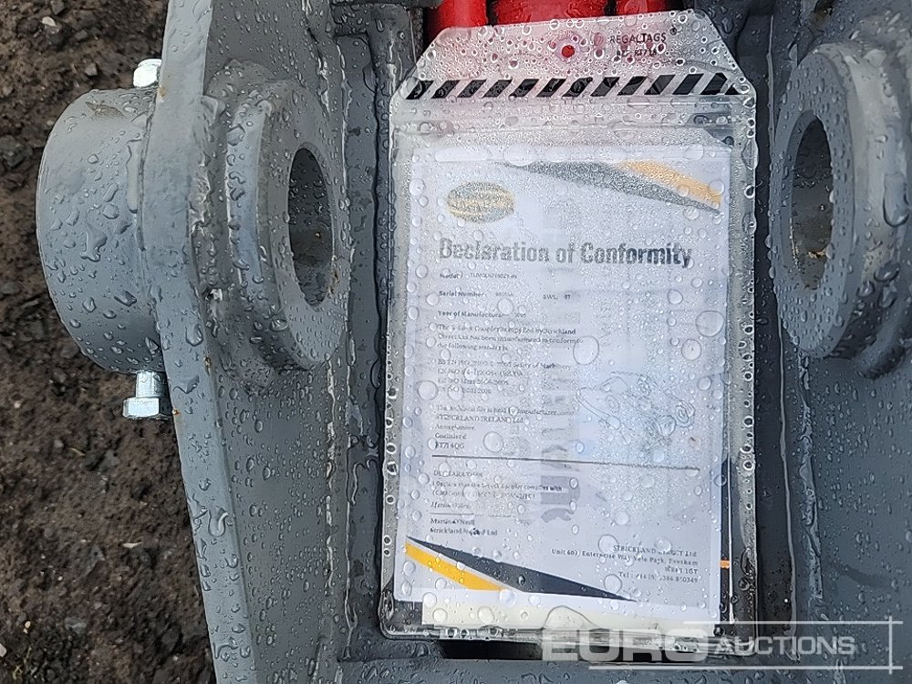 Quick coupler Unused 2025 Strickland Hydraulic Quick Hitch, 60mm Pin to suit 10-12 Ton Excavator: picture 11 Quick coupler Unused 2025 Strickland Hydraulic Quick Hitch, 60mm Pin to suit 10-12 Ton Excavator: picture 11