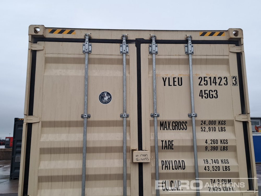 Unused 40' Container, 4 Side Double Doors (Cannot Be Reconsigned) - Shipping container: picture 5 Unused 40' Container, 4 Side Double Doors (Cannot Be Reconsigned) - Shipping container: picture 5