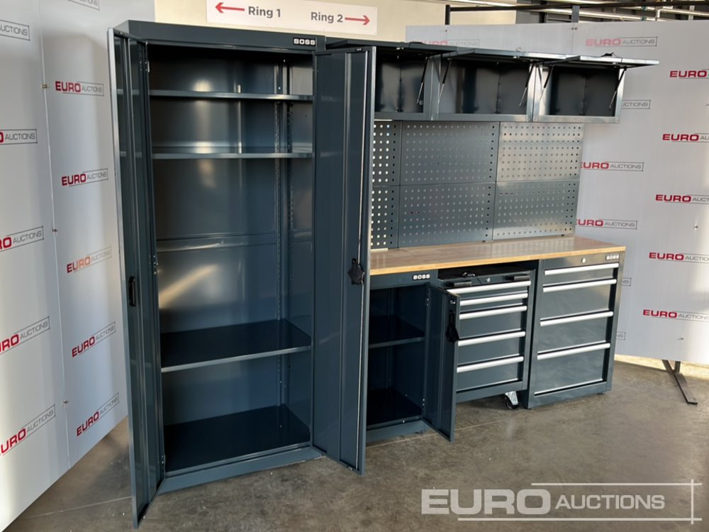 Unused Boss 2.6m 9 Drawer, 5 Cabinet Tool Station - Construction equipment: picture 5 Unused Boss 2.6m 9 Drawer, 5 Cabinet Tool Station - Construction equipment: picture 5