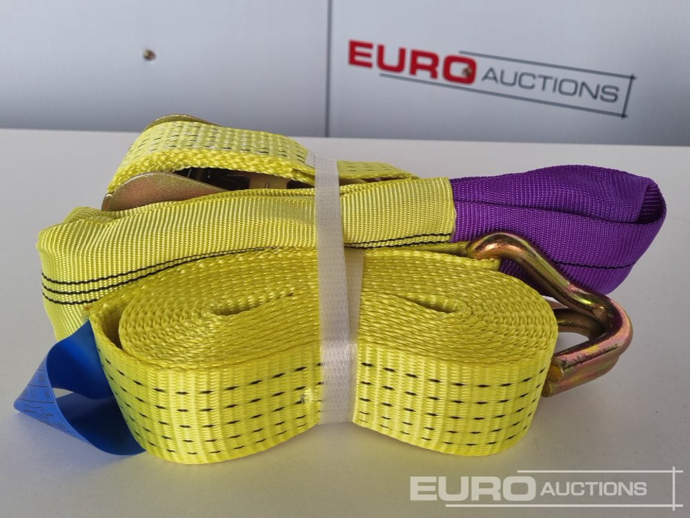 Unused Boss 4M x 50mm 5 Ton Ratchet Straps with Sling (4 of) - Construction equipment: picture 2 Unused Boss 4M x 50mm 5 Ton Ratchet Straps with Sling (4 of) - Construction equipment: picture 2