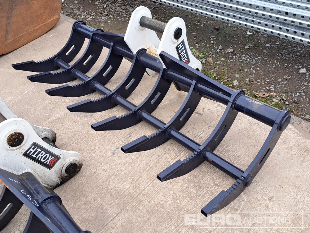 Unused Hirox 72" Rake 65mm Pin to suit 13 Ton Excavator - Bucket: picture 1 Unused Hirox 72" Rake 65mm Pin to suit 13 Ton Excavator - Bucket: picture 1