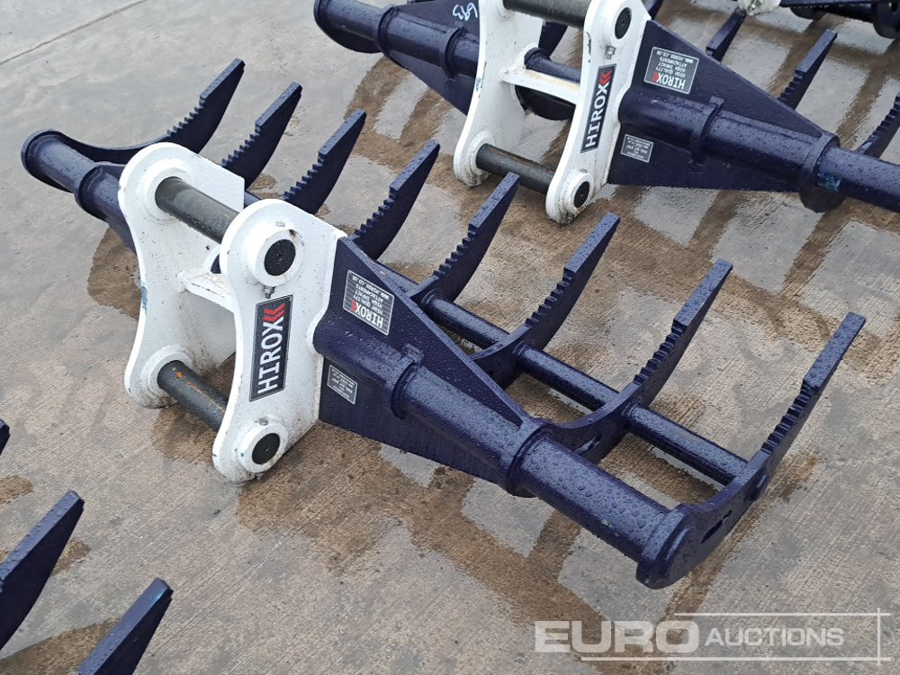 Unused Hirox 72" Rake 65mm Pin to suit 13 Ton Excavator - Bucket: picture 3 Unused Hirox 72" Rake 65mm Pin to suit 13 Ton Excavator - Bucket: picture 3