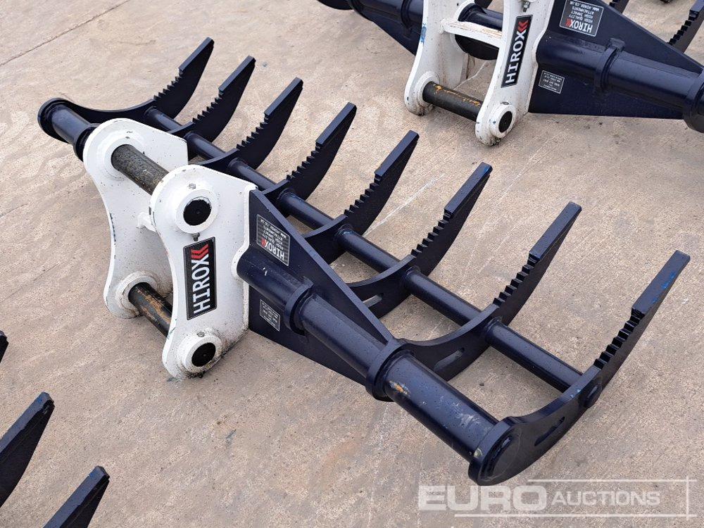 Unused Hirox 72" Rake 65mm Pin to suit 13 Ton Excavator - Bucket: picture 3 Unused Hirox 72" Rake 65mm Pin to suit 13 Ton Excavator - Bucket: picture 3