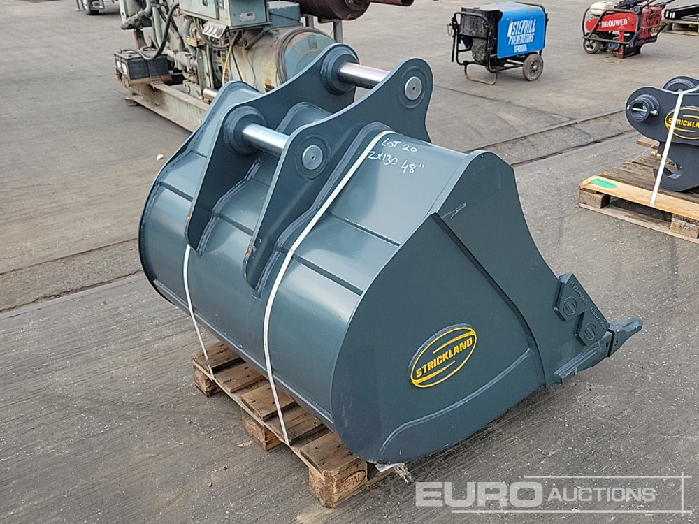 Unused Strickland 48" Digging Bucket 65mm Pin to suit 13 Ton Excavator - Bucket: picture 5 Unused Strickland 48" Digging Bucket 65mm Pin to suit 13 Ton Excavator - Bucket: picture 5