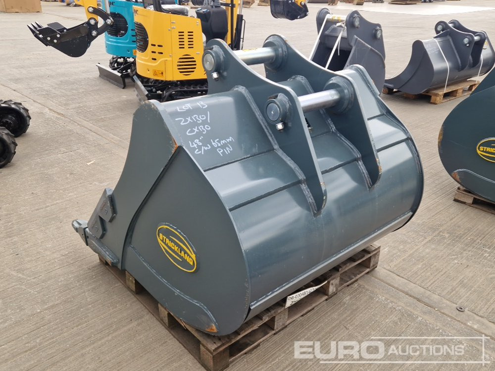 Unused Strickland 48" Digging Bucket 65mm Pin to suit 13 Ton Excavator - Bucket: picture 3 Unused Strickland 48" Digging Bucket 65mm Pin to suit 13 Ton Excavator - Bucket: picture 3