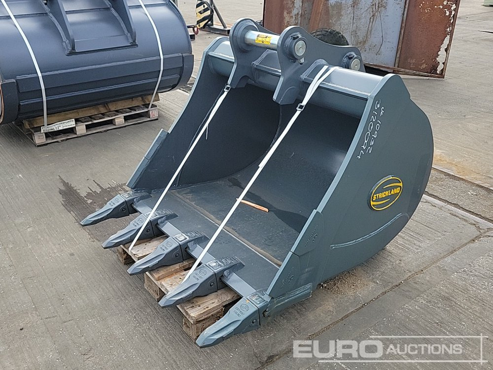Unused Strickland 48" Digging Bucket 65mm Pin to suit 13 Ton Excavator - Bucket: picture 1 Unused Strickland 48" Digging Bucket 65mm Pin to suit 13 Ton Excavator - Bucket: picture 1