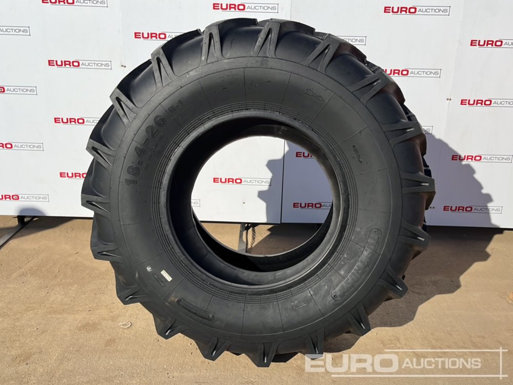 Unused Top Trust 18.4-26-10PR R1 Backhoe Loader Tyre (2 of) - Tire: picture 1 Unused Top Trust 18.4-26-10PR R1 Backhoe Loader Tyre (2 of) - Tire: picture 1