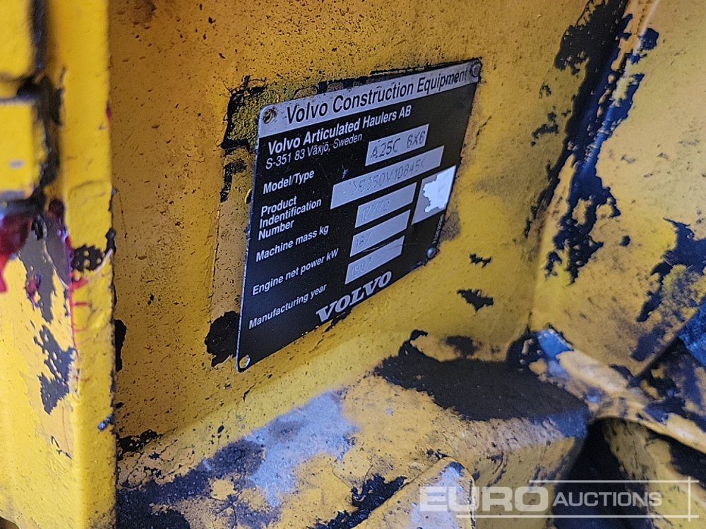 Articulated dumper Volvo A25C: picture 49