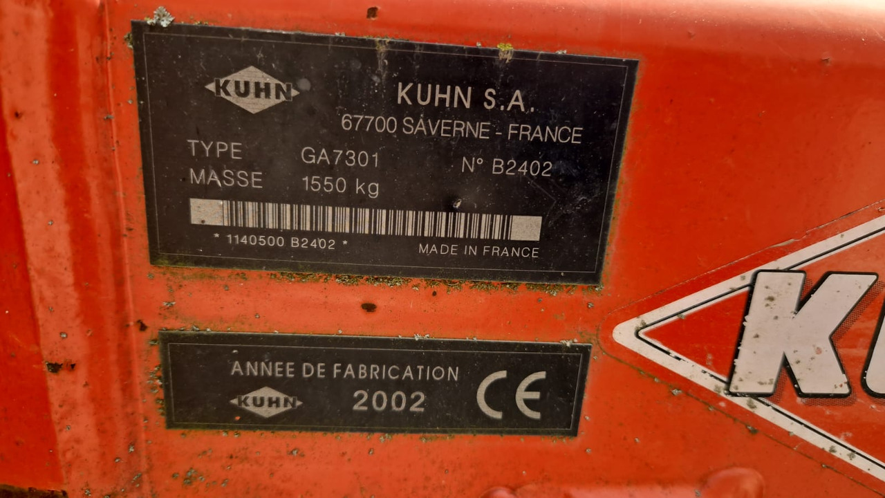 Ranghinatore usato Kuhn GA 7301 - Tedder/ Rake: picture 5 Ranghinatore usato Kuhn GA 7301 - Tedder/ Rake: picture 5