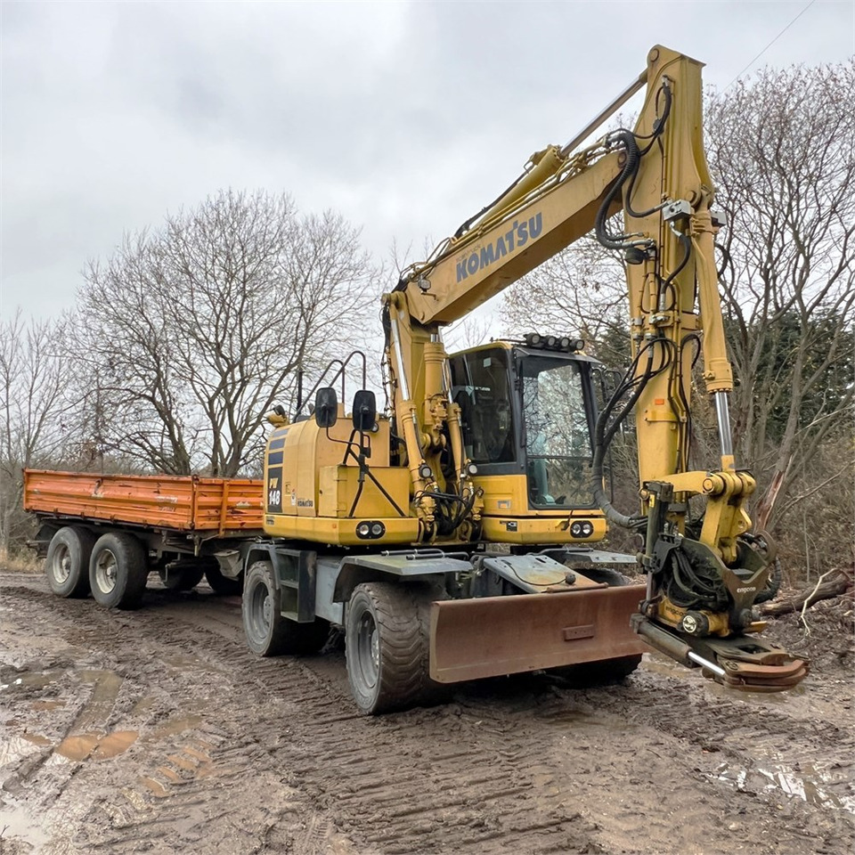 Wheel excavator Komatsu PW148-10: picture 8