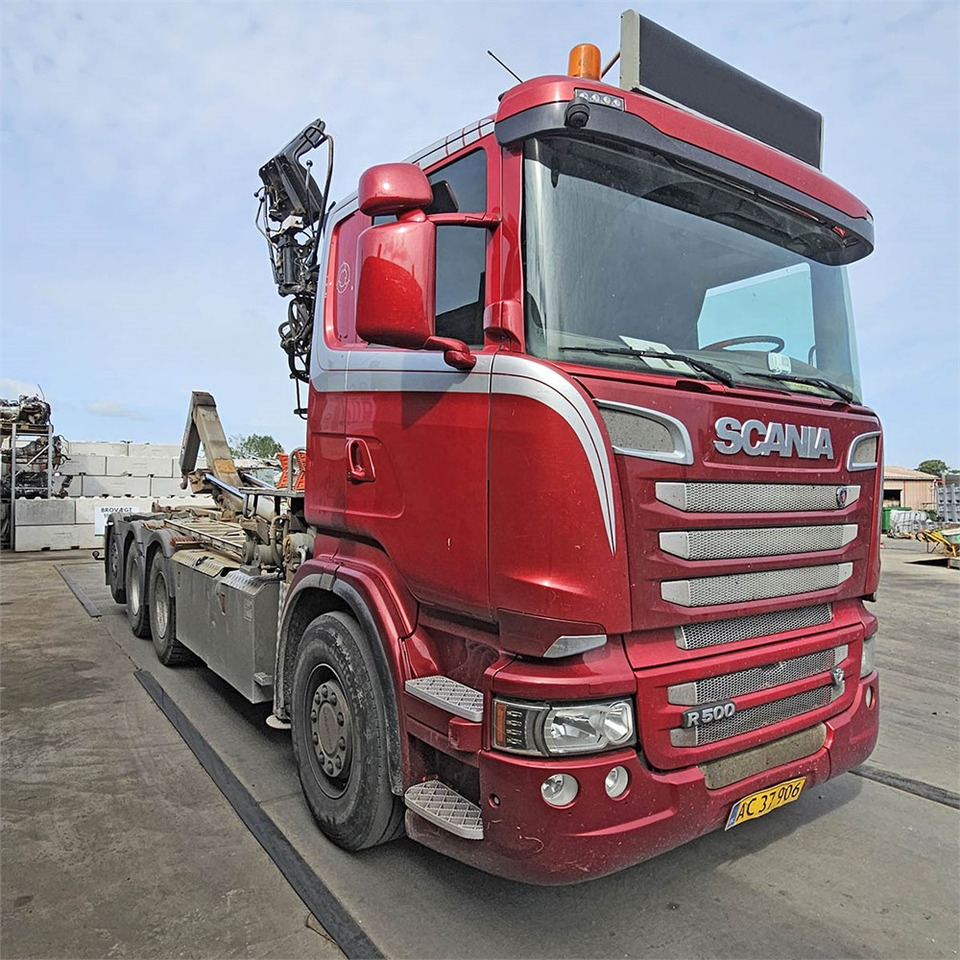 Hook lift truck, Crane truck Scania R 500: picture 6
