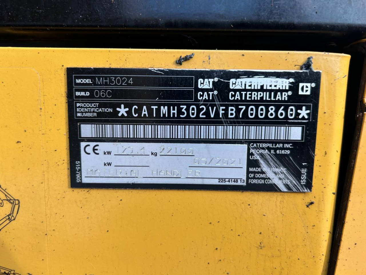 CAT MH3024-1 - Wheel excavator: picture 5 CAT MH3024-1 - Wheel excavator: picture 5