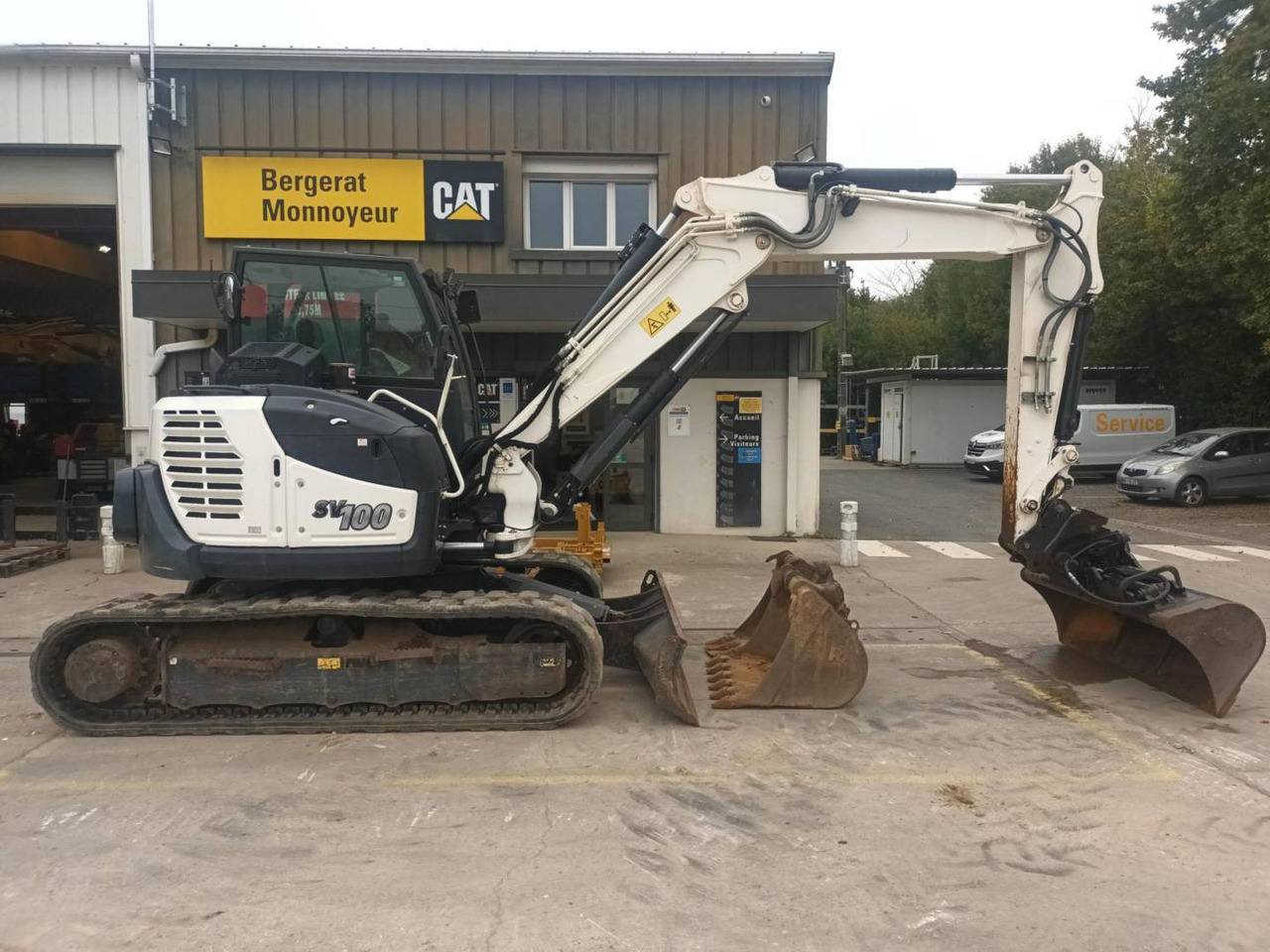 YANMAR SV100 - Crawler excavator: picture 2 YANMAR SV100 - Crawler excavator: picture 2