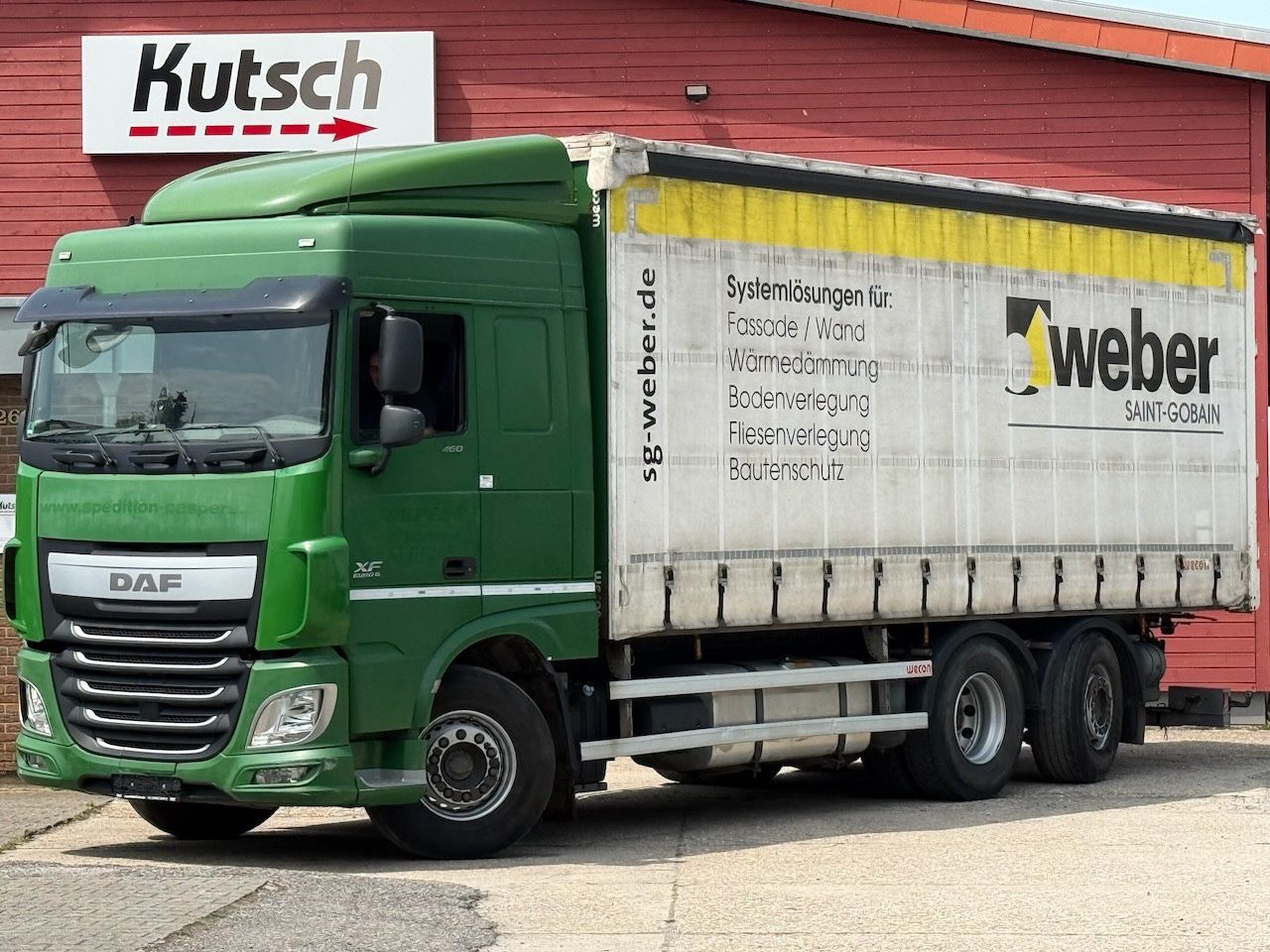 DAF XF 460 SpaceCab, Edscha, Lenkachse, Intarder - Curtainsider truck: picture 1 DAF XF 460 SpaceCab, Edscha, Lenkachse, Intarder - Curtainsider truck: picture 1