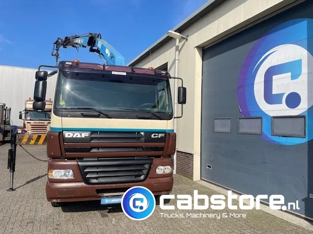 Hook lift truck, Crane truck DAF CF 85.340 6X2 Euro 3 - Haakarm containersystem - Hooklift - Abrollkipper - Year 2004 - HMF 1680-K2 Crane - Grua - Ladekran - Autolaadkraan: picture 8