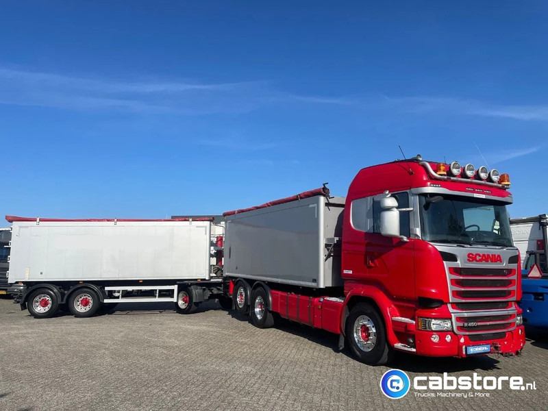 Scania R450 LB6X2*4HNB Euro 6 - Year 2016 - RETARDER - ALUMINIUM kipper + FLOOR kipper aanhangwagen - Good Condition !! - Tipper: picture 4 Scania R450 LB6X2*4HNB Euro 6 - Year 2016 - RETARDER - ALUMINIUM kipper + FLOOR kipper aanhangwagen - Good Condition !! - Tipper: picture 4