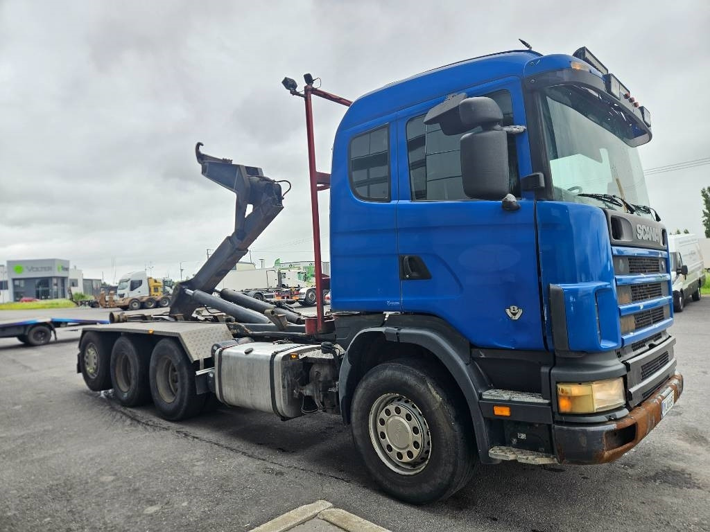 Scania R164 6m taittokoukku - Hook lift truck: picture 3 Scania R164 6m taittokoukku - Hook lift truck: picture 3