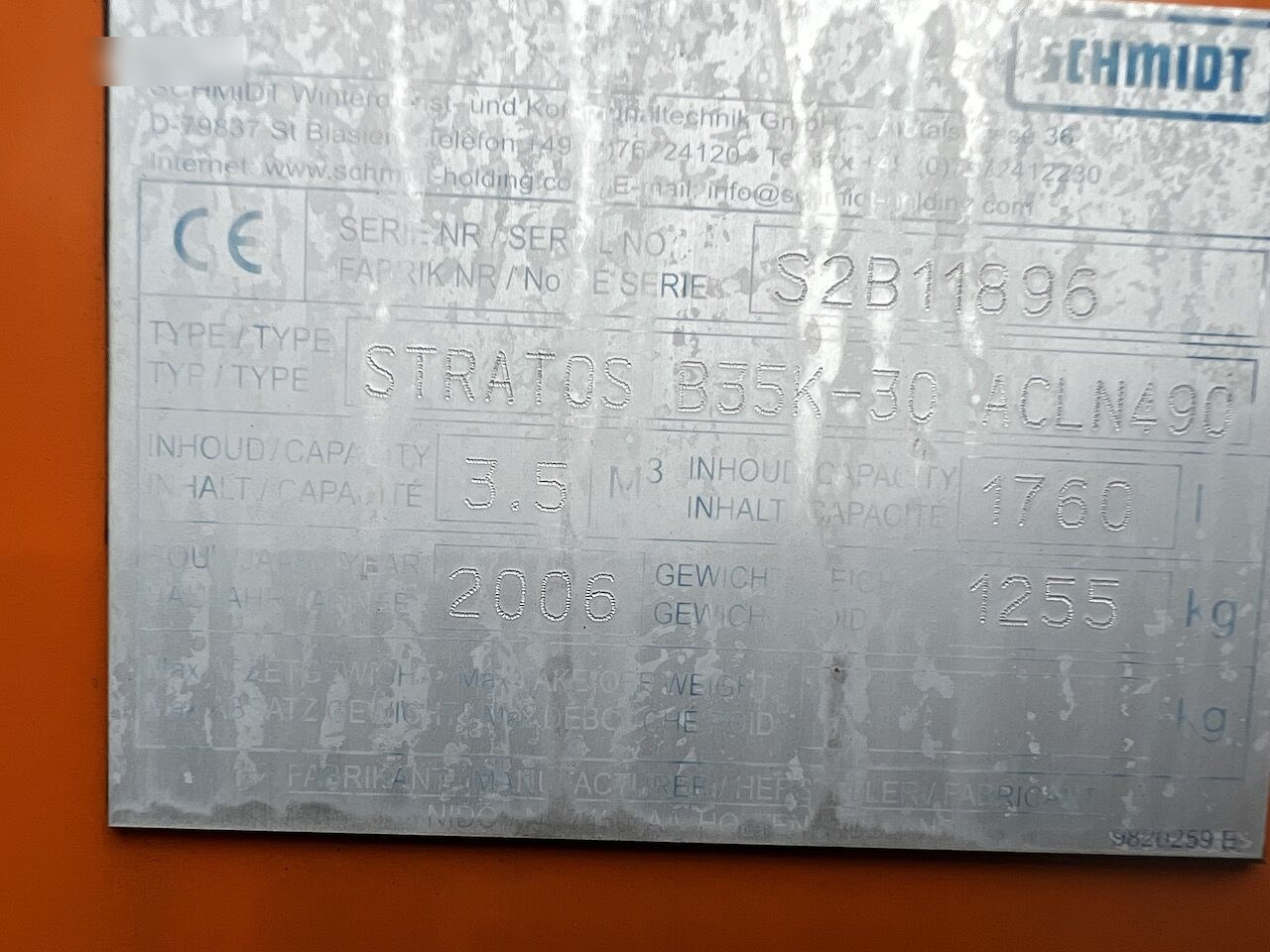 Schmidt Przyczepka 3,5m3 - Sand/ Salt spreader: picture 5 Schmidt Przyczepka 3,5m3 - Sand/ Salt spreader: picture 5