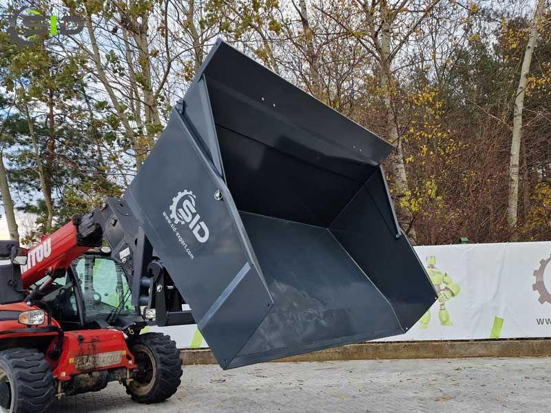 SID Caisse de transport hydraulique lourde / Hydraulic transport box heavy / Kippmulde Heckcontainer 1,8 m - Loader bucket for Agricultural machinery: picture 2 SID Caisse de transport hydraulique lourde / Hydraulic transport box heavy / Kippmulde Heckcontainer 1,8 m - Loader bucket for Agricultural machinery: picture 2