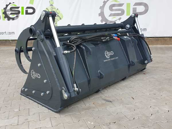 SID GREIFSCHAUFEL GEBRANNTE ZINKEN / Godet Crocodile BMS / Grab bucket burned tines 1,0 m - Clamshell bucket for Farm tractor: picture 5 SID GREIFSCHAUFEL GEBRANNTE ZINKEN / Godet Crocodile BMS / Grab bucket burned tines 1,0 m - Clamshell bucket for Farm tractor: picture 5