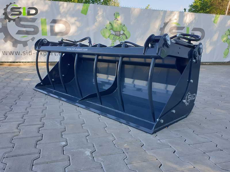 SID Greifschaufel Krokodilschaufel Silagegreifer S / Godet Crocodile BMS S / Grab bucket forged tines S 1,2 m - Clamshell bucket for Clamshell bucket: picture 1 SID Greifschaufel Krokodilschaufel Silagegreifer S / Godet Crocodile BMS S / Grab bucket forged tines S 1,2 m - Clamshell bucket for Clamshell bucket: picture 1