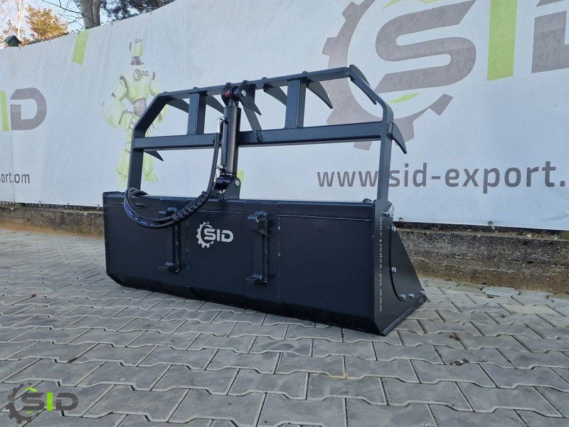 New Clamshell bucket for Compact tractor SID Greifschaufel mini geb. Zinken / Grab bucket Mini burned tines 1,0 m: picture 11