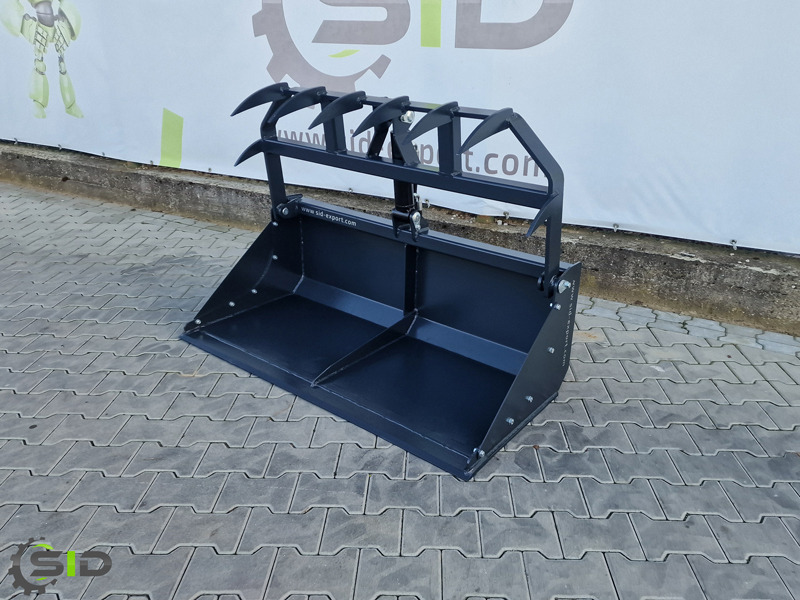 New Clamshell bucket for Compact tractor SID Greifschaufel mini geb. Zinken / Grab bucket Mini burned tines 1,0 m: picture 10