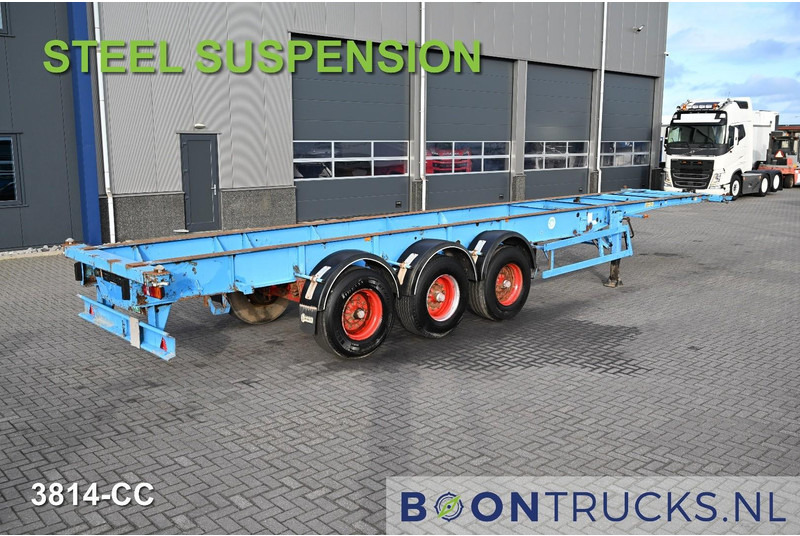 Blumhardt Cont.-Sal 40.24 E FIXED CHASSIS | 40ft * STEEL SUSPENSION * BPW / DRUM - Container transporter/ Swap body semi-trailer: picture 1 Blumhardt Cont.-Sal 40.24 E FIXED CHASSIS | 40ft * STEEL SUSPENSION * BPW / DRUM - Container transporter/ Swap body semi-trailer: picture 1