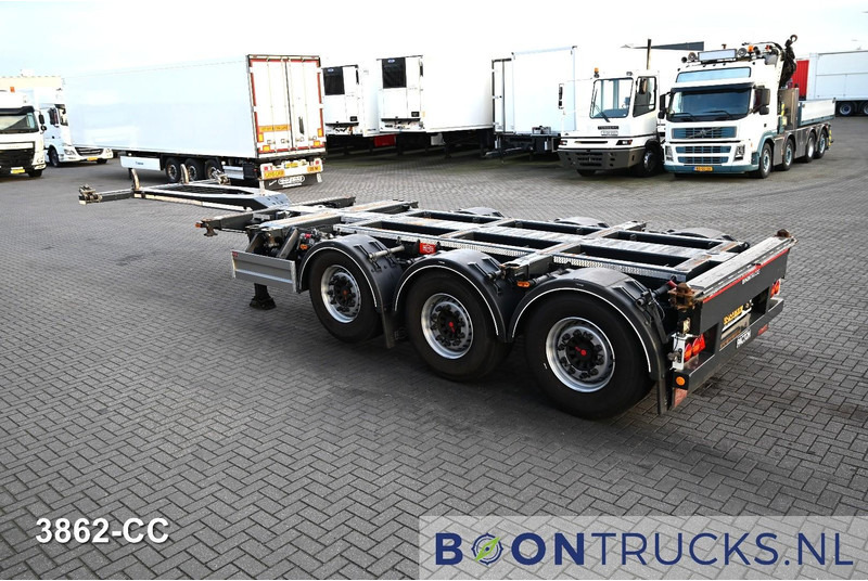 Pacton ET3 | 2x20-30-40-45ft HC * 2x EXTENDABLE * LIFT AXLE * NL TRAILER - Container transporter/ Swap body semi-trailer: picture 3 Pacton ET3 | 2x20-30-40-45ft HC * 2x EXTENDABLE * LIFT AXLE * NL TRAILER - Container transporter/ Swap body semi-trailer: picture 3