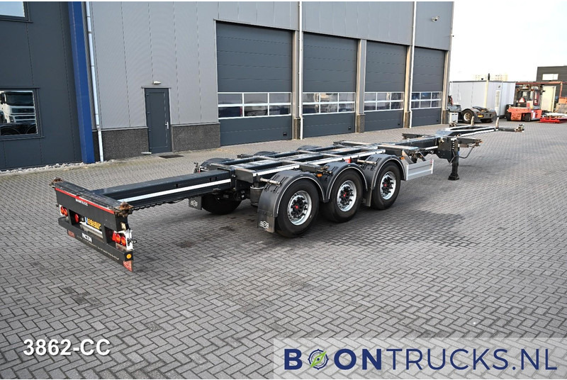 Pacton ET3 | 2x20-30-40-45ft HC * 2x EXTENDABLE * LIFT AXLE * NL TRAILER - Container transporter/ Swap body semi-trailer: picture 2 Pacton ET3 | 2x20-30-40-45ft HC * 2x EXTENDABLE * LIFT AXLE * NL TRAILER - Container transporter/ Swap body semi-trailer: picture 2