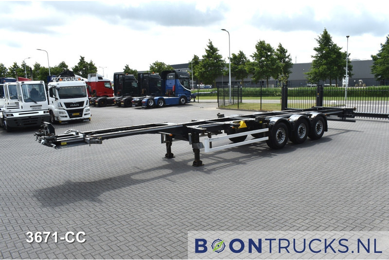 Renders EURO 925 | 2x20-30-40-45ft HC * LIFT AXLE * DISC BRAKES * EXTENDABLE REAR * MOT - Container transporter/ Swap body semi-trailer: picture 5 Renders EURO 925 | 2x20-30-40-45ft HC * LIFT AXLE * DISC BRAKES * EXTENDABLE REAR * MOT - Container transporter/ Swap body semi-trailer: picture 5