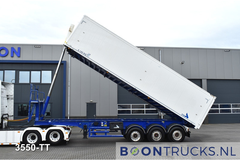 Stas S300CX | TIPPER 53 M³ * AGROSTAR * SAF / DISC * ALU * APK 10-2025 - Tipper semi-trailer: picture 2 Stas S300CX | TIPPER 53 M³ * AGROSTAR * SAF / DISC * ALU * APK 10-2025 - Tipper semi-trailer: picture 2