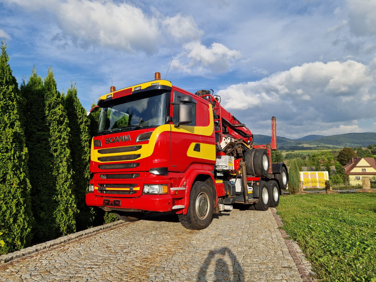 SCANIA R580 V8 - Log truck: picture 2 SCANIA R580 V8 - Log truck: picture 2