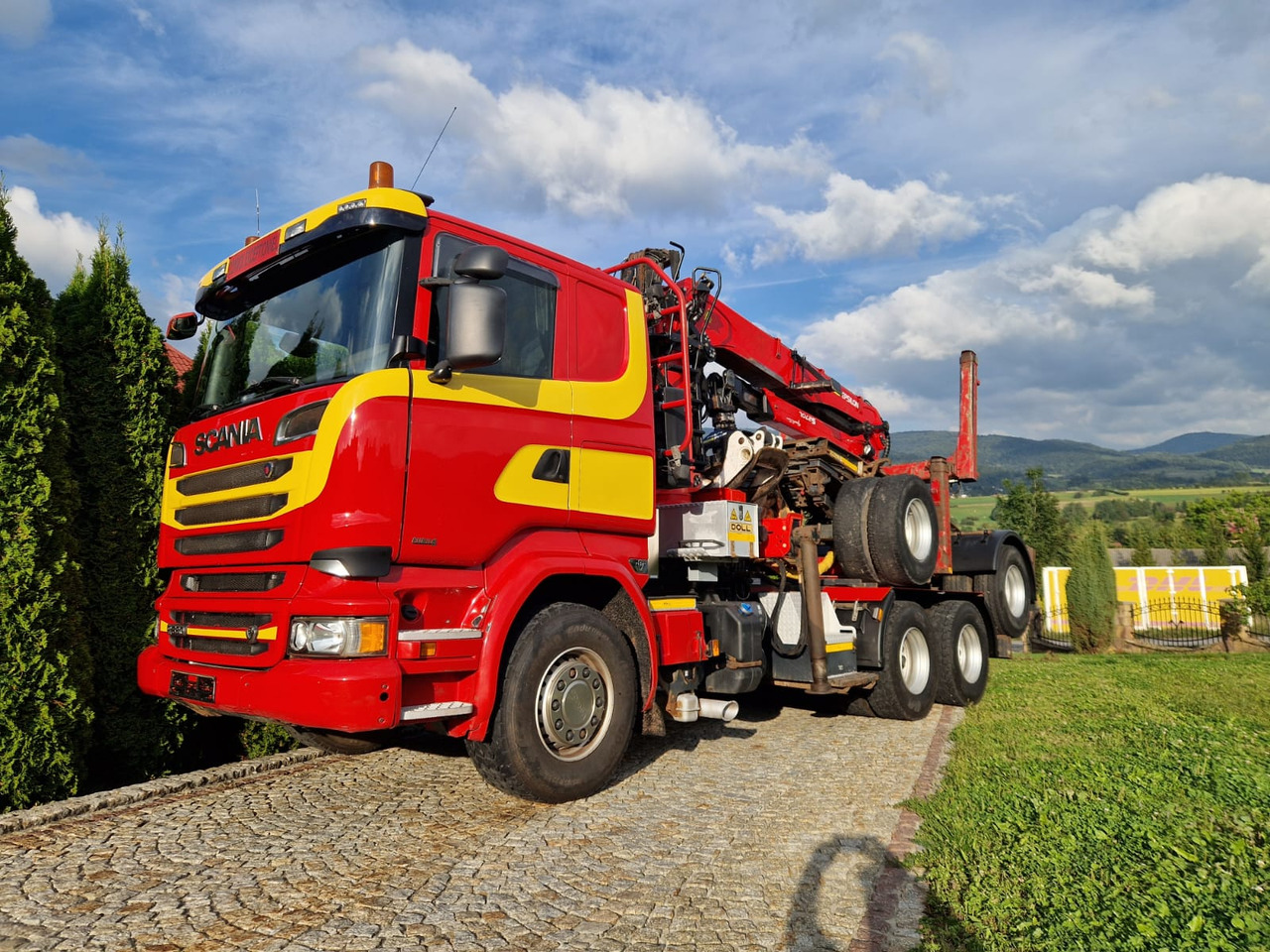 SCANIA R580 V8 - Log truck: picture 1 SCANIA R580 V8 - Log truck: picture 1