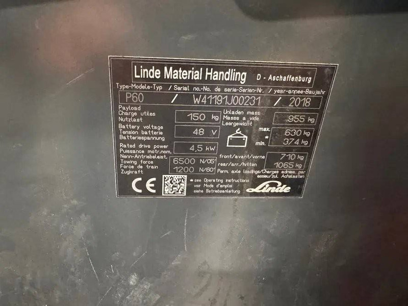 Farm tractor Linde P60: picture 7