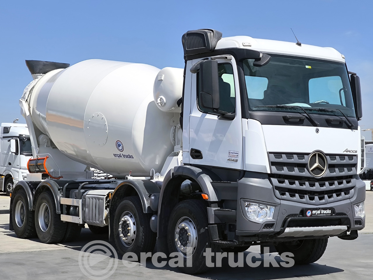MERCEDES-BENZ 2021 AROCS 4142/AUTO-AC-EURO 6 - 8X4 - CONCRETE MIXER - Tipper: picture 3 MERCEDES-BENZ 2021 AROCS 4142/AUTO-AC-EURO 6 - 8X4 - CONCRETE MIXER - Tipper: picture 3