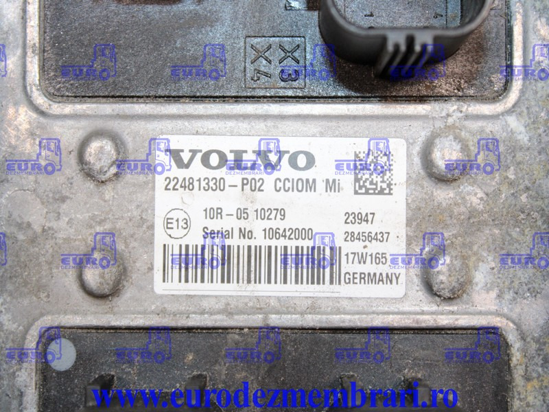 CALCULATOR CCIOM VOLVO FH4 22481330, 22053759, 22881415, 22481332, 22881416 - ECU for Truck: picture 2 CALCULATOR CCIOM VOLVO FH4 22481330, 22053759, 22881415, 22481332, 22881416 - ECU for Truck: picture 2