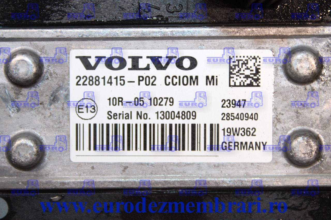 CALCULATOR CCIOM VOLVO FH4 22881415 22053759 22481330 22481332 22881416 - ECU for Truck: picture 2 CALCULATOR CCIOM VOLVO FH4 22881415 22053759 22481330 22481332 22881416 - ECU for Truck: picture 2