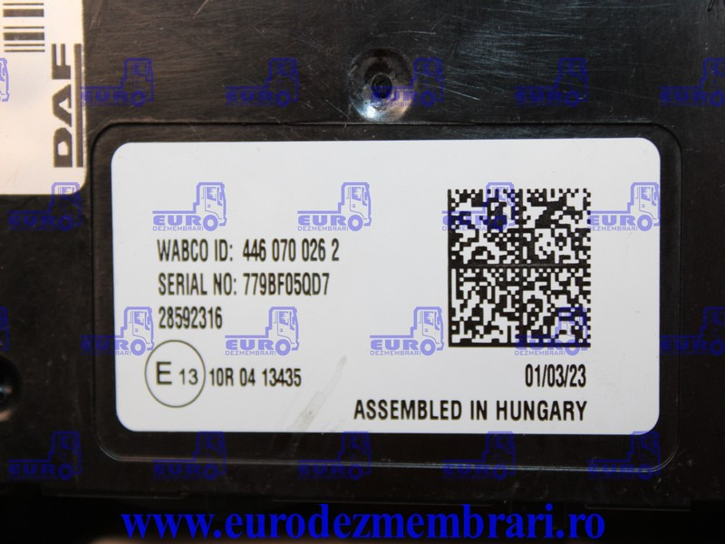 CAMERA FRONTALA DAF XF XG 2119707, 4460701260 - Cab and interior for Truck: picture 5 CAMERA FRONTALA DAF XF XG 2119707, 4460701260 - Cab and interior for Truck: picture 5