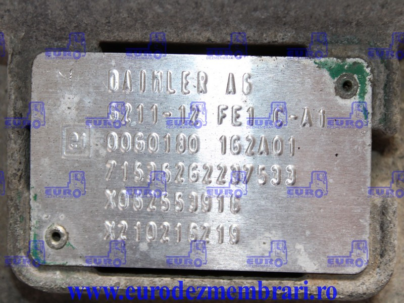 CUTIE DE VITEZE AUTOMATA CU RETARDER G211-12 FE1 MERCEDES ACTROS MP5 - Gearbox for Truck: picture 5 CUTIE DE VITEZE AUTOMATA CU RETARDER G211-12 FE1 MERCEDES ACTROS MP5 - Gearbox for Truck: picture 5