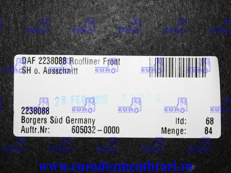 ELEMENT INTERIOR CABINA DAF XF XG 2238088, 2158322 - Cab and interior for Truck: picture 3 ELEMENT INTERIOR CABINA DAF XF XG 2238088, 2158322 - Cab and interior for Truck: picture 3