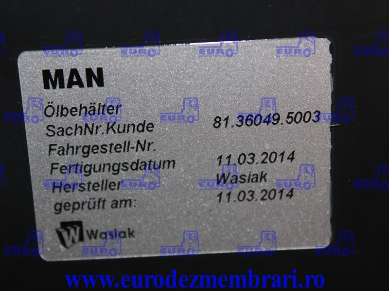 REZERVOR ULEI HIDRAULIC MAN TGS HYDRODRIVE 81.36049.5003, 81.36049.5000 - Hydraulic tank for Truck: picture 3 REZERVOR ULEI HIDRAULIC MAN TGS HYDRODRIVE 81.36049.5003, 81.36049.5000 - Hydraulic tank for Truck: picture 3