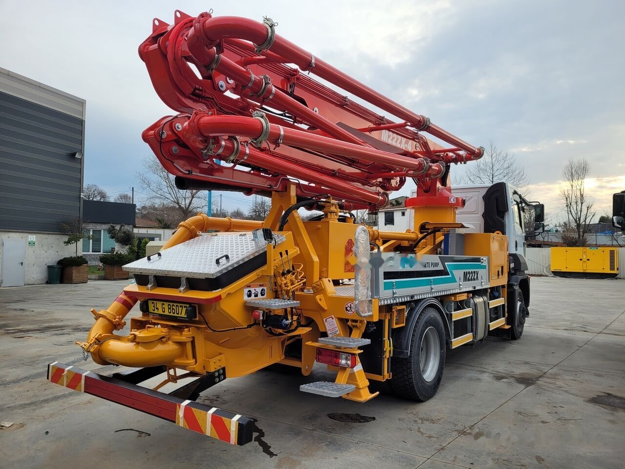 New Concrete pump truck Mercedes-Benz New BMS BCP M22 ZX-4 on chassis: picture 29