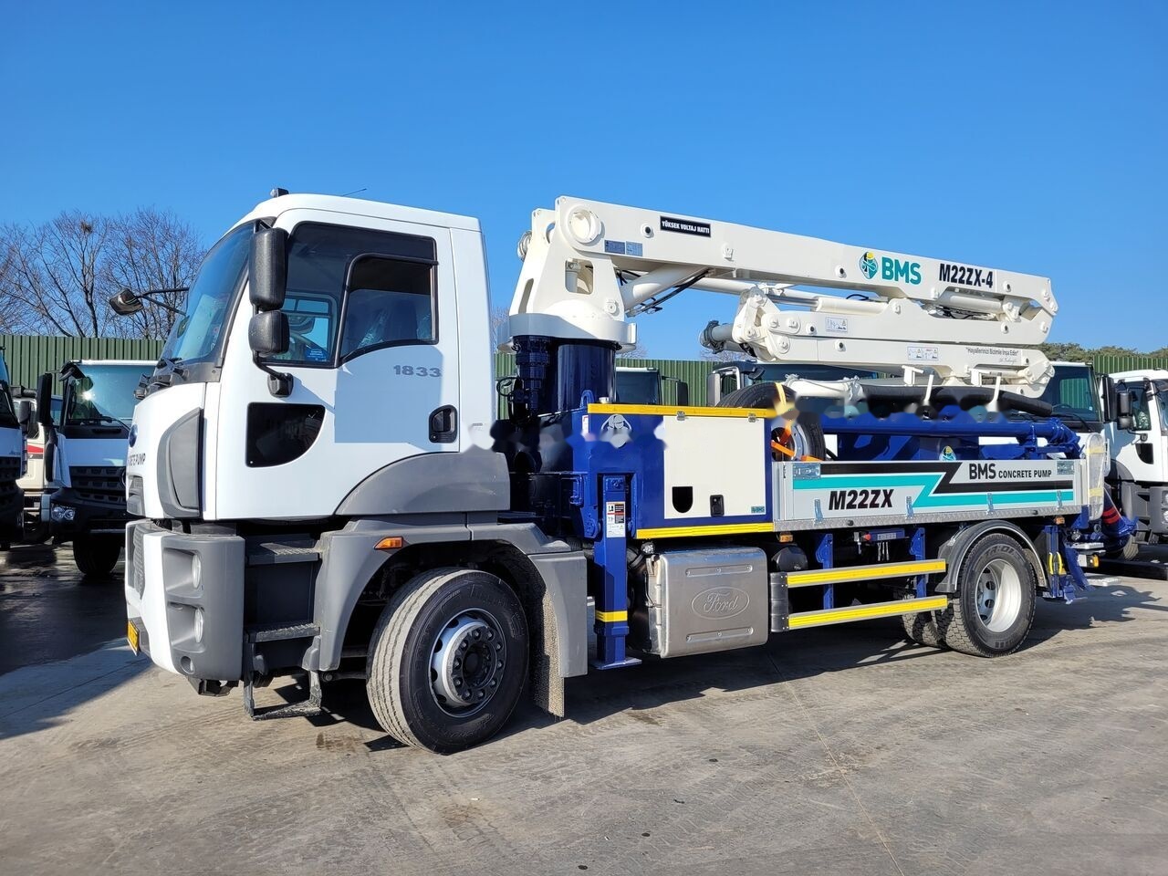 New Concrete pump truck Mercedes-Benz New BMS BCP M22 ZX-4 on chassis: picture 15