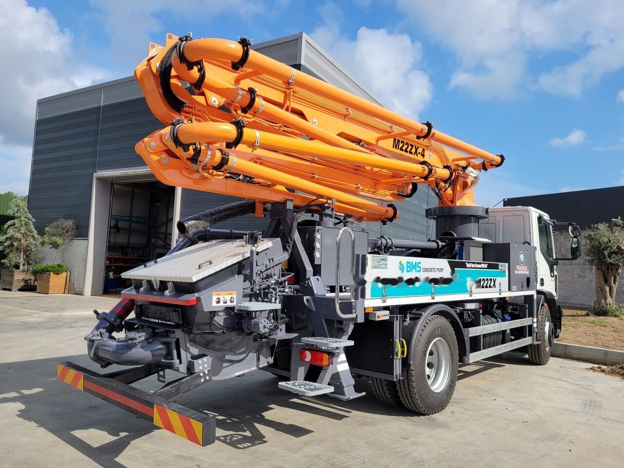 New Concrete pump truck Mercedes-Benz New BMS BCP M22 ZX-4 on chassis: picture 12