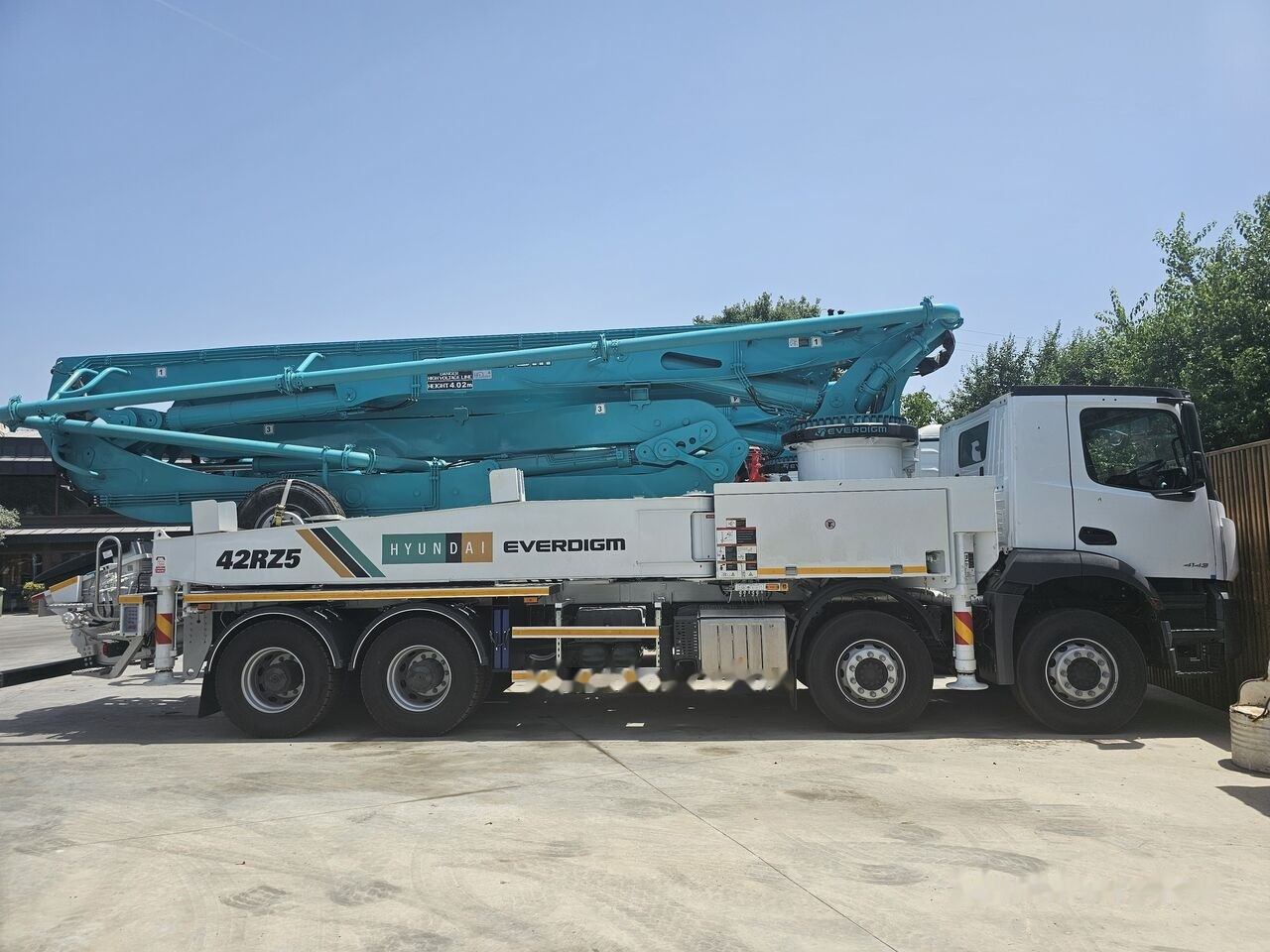 New Concrete pump truck Mercedes-Benz New Everdigm ECP 42 CX 5 ECP 42 CX5 on chassis: picture 14