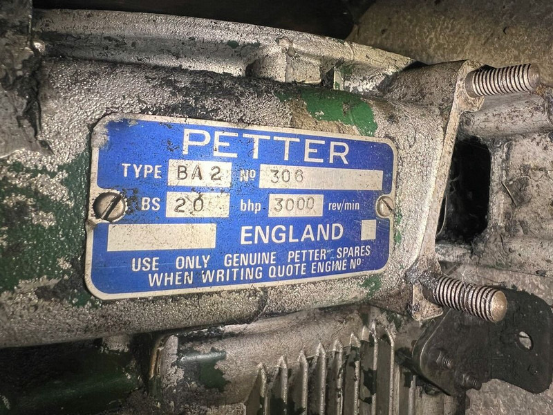 Bobcat BA2 Petter - Engine: picture 5 Bobcat BA2 Petter - Engine: picture 5