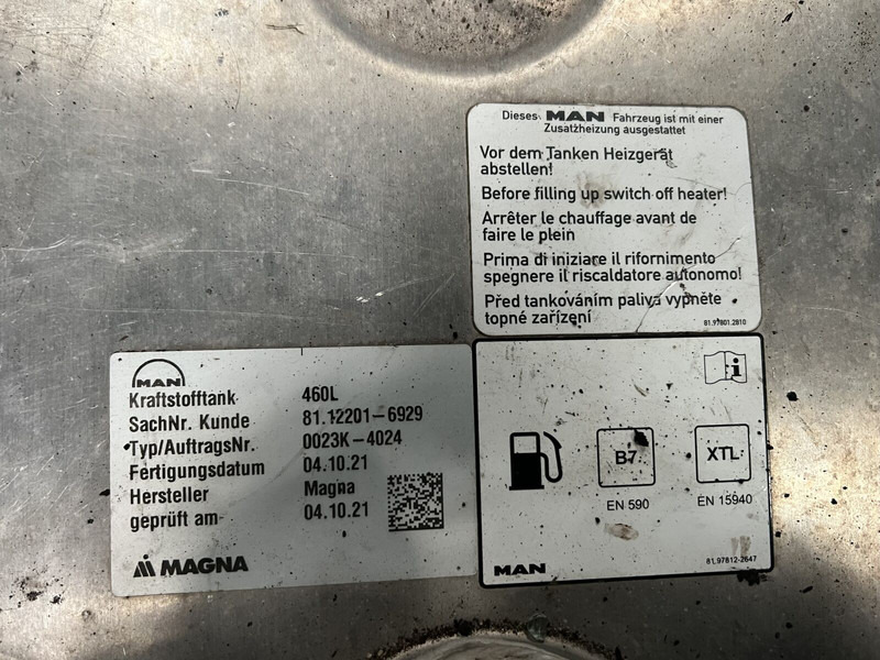MAN 2022 - Fuel tank: picture 3 MAN 2022 - Fuel tank: picture 3