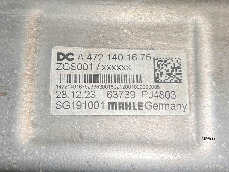 Mercedes-Benz MP5 - Exhaust system: picture 3 Mercedes-Benz MP5 - Exhaust system: picture 3